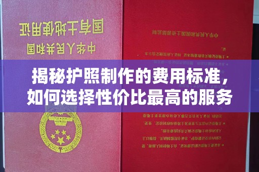 曲江揭秘护照制作的费用标准，如何选择性价比最高的服务？